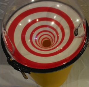 Charity coin spiral in maccies
